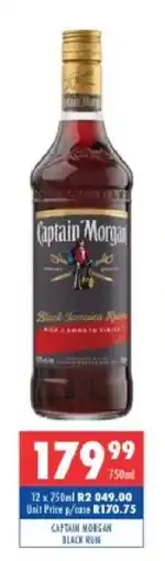 Ultra Liquors Captain Morgan Black Rum offer