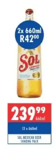 Ultra Liquors SOL MEXICAN BEER offer
