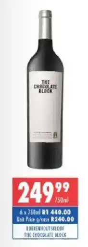Ultra Liquors The Chocolate Block offer