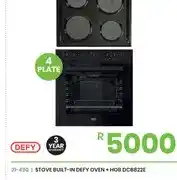 Fair Price Stove Built-in Defy Oven + Hob DCB822E offer