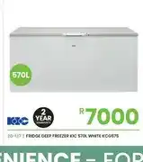 Fair Price Fridge Deep Freezer KIC 570L White KCG575 offer