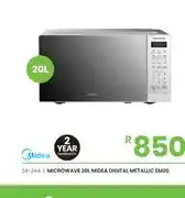 Fair Price Microwave 20L Midea Digital Metallic EM20 offer