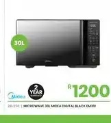 Fair Price Microwave 30L Midea Digital Black EM30I offer