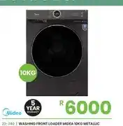 Fair Price WASHING FRONT LOADER MIDEA 10KG METALLIC MF200W100WB/T offer