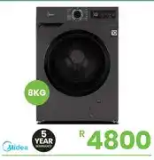 Fair Price WASHING FRONT LOADER MIDEA 8KG METALLIC MF110W80WB-T offer
