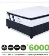 Fair Price Base Set Everest Pocket Spring P/Top Queen 110kg offer