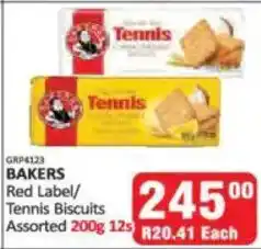 KitKat Cash and Carry Bakers Red Label/ Tennis Biscuits Assorted offer