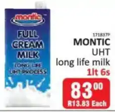 KitKat Cash and Carry MONTIC UHT long life milk offer