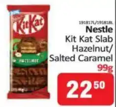 KitKat Cash and Carry Nestle Kit Kat Slab Hazelnut/Salted Caramel offer