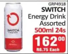 KitKat Cash and Carry SWITCH Energy Drink Assorted offer