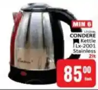 KitKat Cash and Carry Condere Kettle Lx-2001 Stainless offer