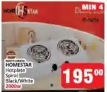 KitKat Cash and Carry Homestar Hotplate Spiral Black/White offer