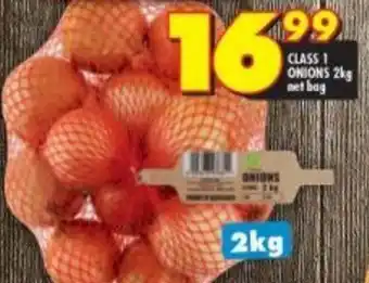 Shoprite Class 1 Onions 2kg offer