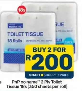 PnP no name™ 2 Ply Toilet Tissue