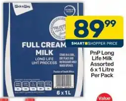 Pick n Pay PnP Long Life Milk Assorted offer