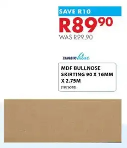 Chamberlain ChamberValue MDF Bullnose Skirting offer