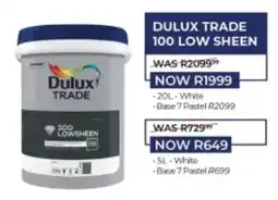 Agrimark Dulux Trade 100 Low Sheen offer