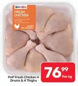Pick n Pay Hypermarket PnP Fresh Chicken 4 Drums & 4 Thighs offer