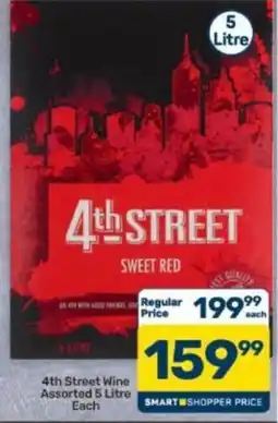Pick n Pay Hypermarket 4th Street Wine Assorted 5 Litre offer