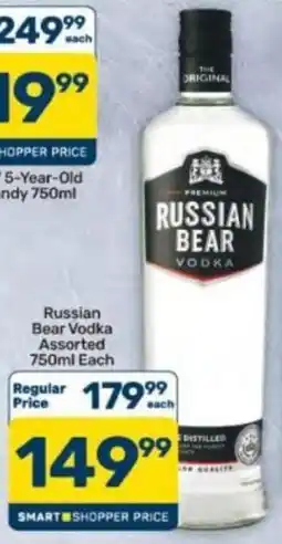 Pick n Pay Hypermarket Russian Bear Vodka Assorted offer