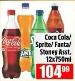 Devland Cash And Carry Coca Cola/ Sprite/ Fanta/ Stoney Assorted offer