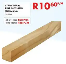Chamberlain STRUCTURAL PINE offer