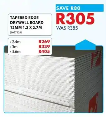 Tapered Edge Drywall Board
