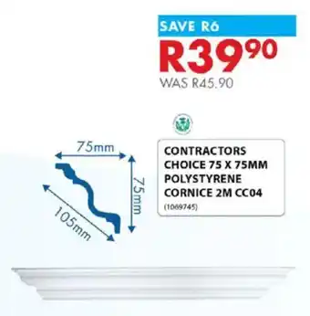 Contractors Choice Polystyrene Cornice