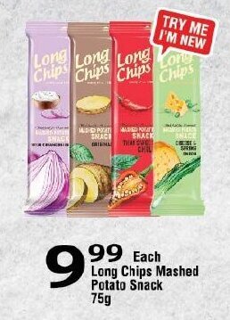 Oxford Freshmarket Long Chips Mashed Potato Snack 75g offer