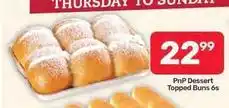 Pick n Pay Liquor Dessert topped buns offer