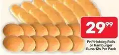 Pick n Pay Liquor Hotdog rolls or hamburger buns offer