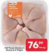 Pick n Pay Liquor Fresh chicken 4 drums & 4 thighs offer