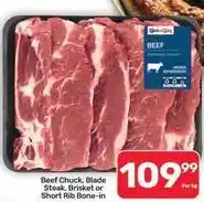 Pick n Pay Liquor Beef chuck, blade steak, brisket or short rib bone-in offer