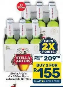 Pick n Pay Stella artois - non-returnable bottles offer
