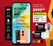 Edgars Honor X7e 128GB Bundle Deal (Free Honor Choice Watch 2i & Earbuds X8i) offer