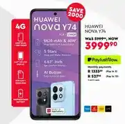 Edgars Huawei Nova Y74 8GB + 256GB offer