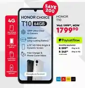 Edgars HONOR T10 64GB 4G Smartphone offer