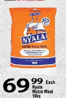 Oxford Freshmarket Nyala Maize Meal 10kg offer