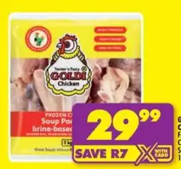 Shoprite Tender n Tasty Goldi Chicken Soup Pack offer