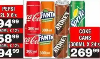 Advance Cash n Carry Coke Cans offer