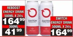 Advance Cash n Carry Switch Energy Drink offer
