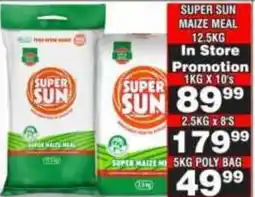 Advance Cash n Carry Super Sun Maize Meal offer
