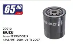 Goldwagen ISUZU oil filter offer