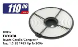 Goldwagen TOYOTA air filter offer