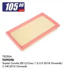 Goldwagen TOYOTA Air Filter offer