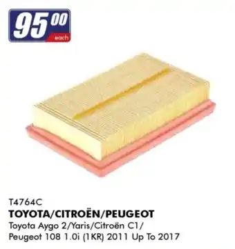 T4764C TOYOTA/CITROËN/PEUGEOT