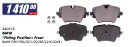 Goldwagen BMW brake pads offer