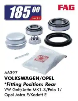 Goldwagen FAG Rear Wheel Bearing Kit offer