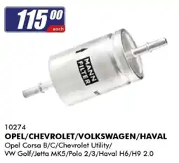 Goldwagen MANN FILTER Fuel Filter offer