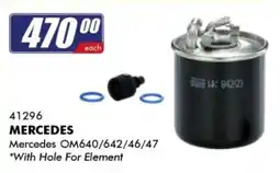 Goldwagen MERCEDES Fuel Filter offer